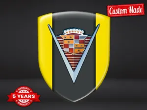Cadillac Pegatinas 3D Gel Edición Premium Autos Cúpula ST